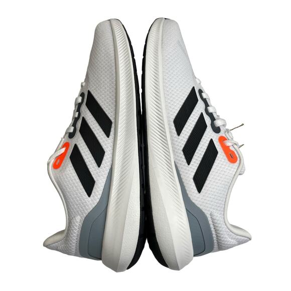 Adidas Runfalcon 3.0 Mens Athletic Trail Shoes Size 10.5 White/Orange/Gray - Picture 4 of 8